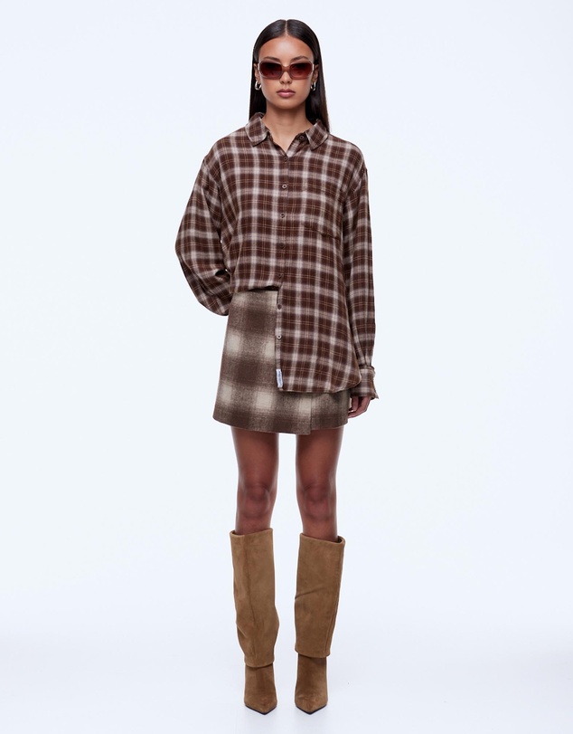 ENA PELLY - RTM x Whiskey Creek Flannel Shirt