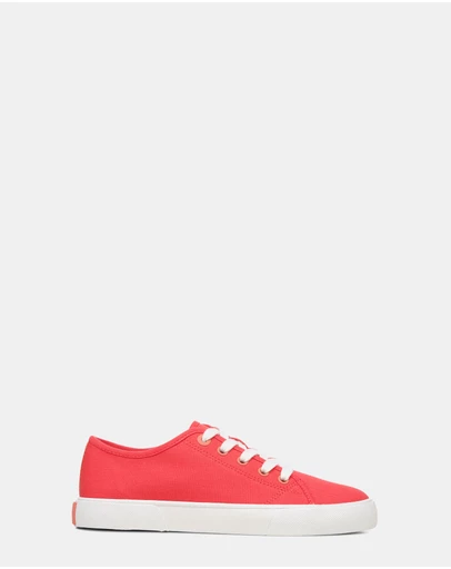 Vionic - Oasis Lace-Up Casual Sneaker - Poppy Canvas