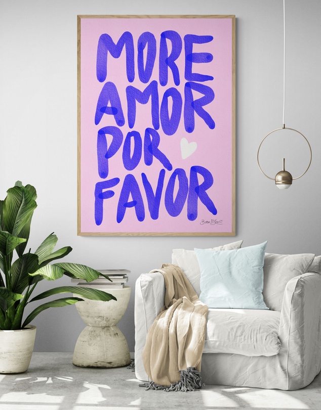 Inka Arthouse - More Amor Por Favor Art Print