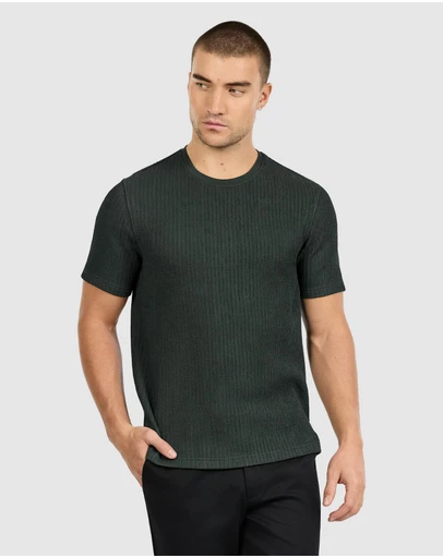 Tarocash - Bowen Textured T Shirt