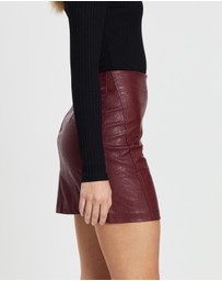 Atmos&Here - Elora PU Mini Skirt