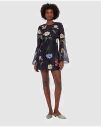 LEO LIN - Suzanne Bell Sleeve Mini Dress