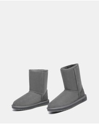 EVERAU - Australian Shepherd Ugg Short Classic Sheepskin Upper UGG Boots