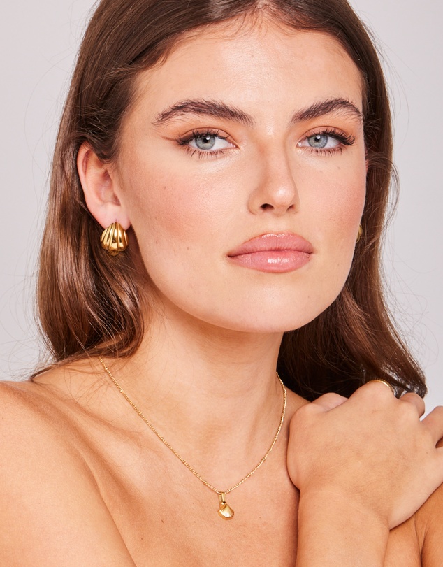 Zoe Olivia - Waterproof Puffy Shell Stud Earrings