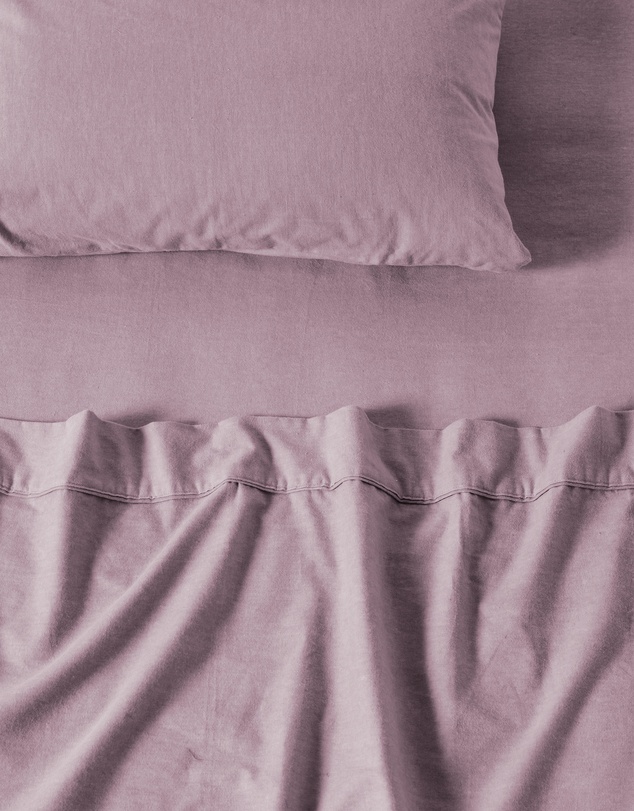 Linen House - Flannelette Plain-Dyed Sheet Set