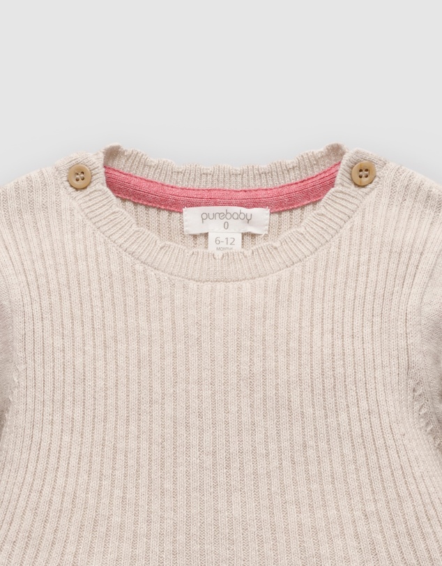Purebaby - Ladybird Knitted Dress -Kids-Babies