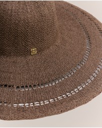 Trenery - Hyams Woven Sun Hat in Espresso