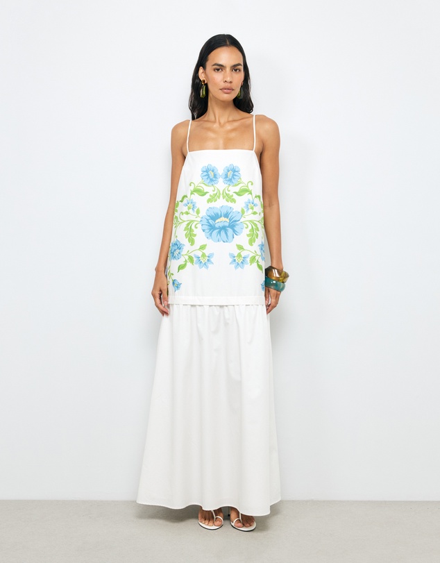 AERE - Elladia Drop Waist Maxi Dress