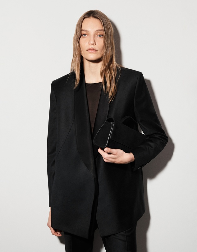 COS - Wool-Satin Tuxedo Blazer