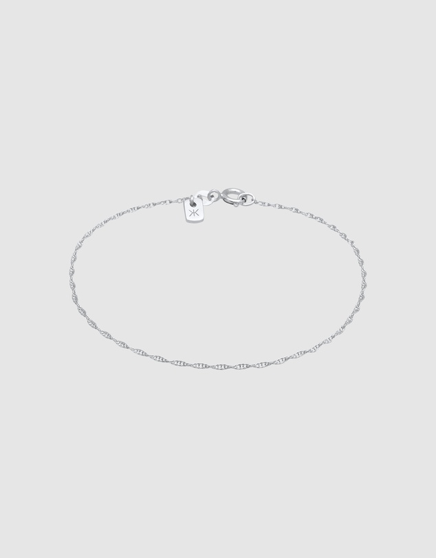 Kuzzoi - ICONIC EXCLUSIVE - Twisted Helix Chain Bracelet in 925 Sterling Silver