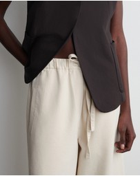COS - Cropped Denim Wide-Leg Trousers