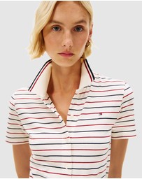Tommy Hilfiger - Tipping Co Midi Polo Dress