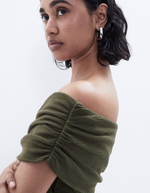 UNISON - Textured One Shoulder Top