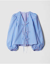 & Other Stories - Tie-Front Blouse