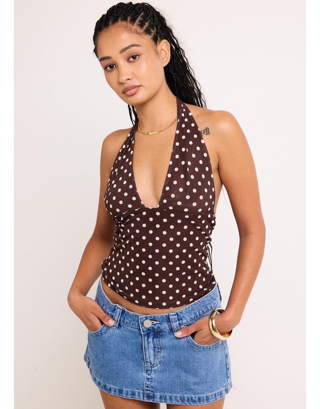 Alice In The Eve - Ava Slinky Plunge Top