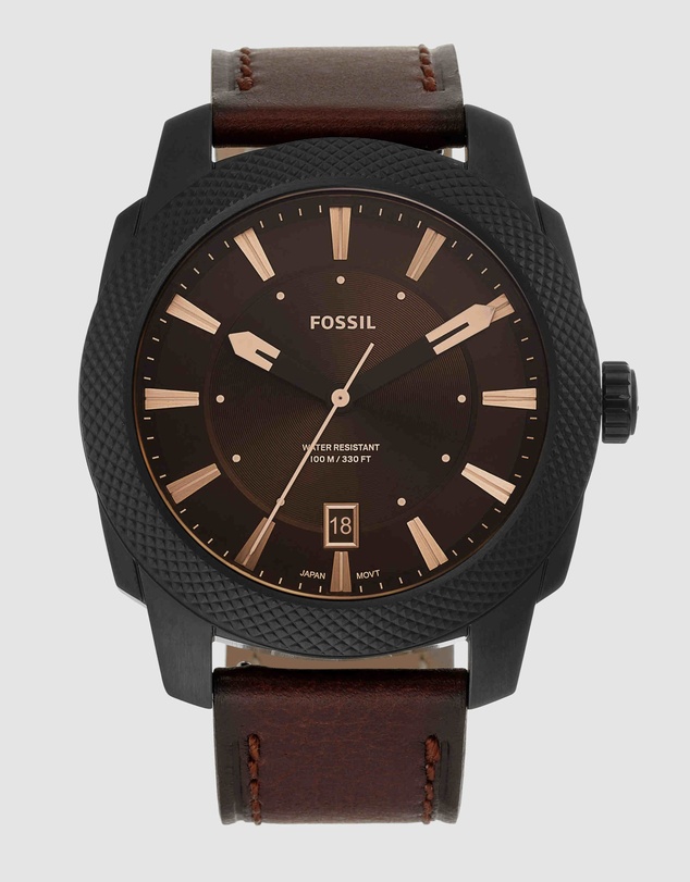 Fossil - Fossil Machine Brown Watch FS5972