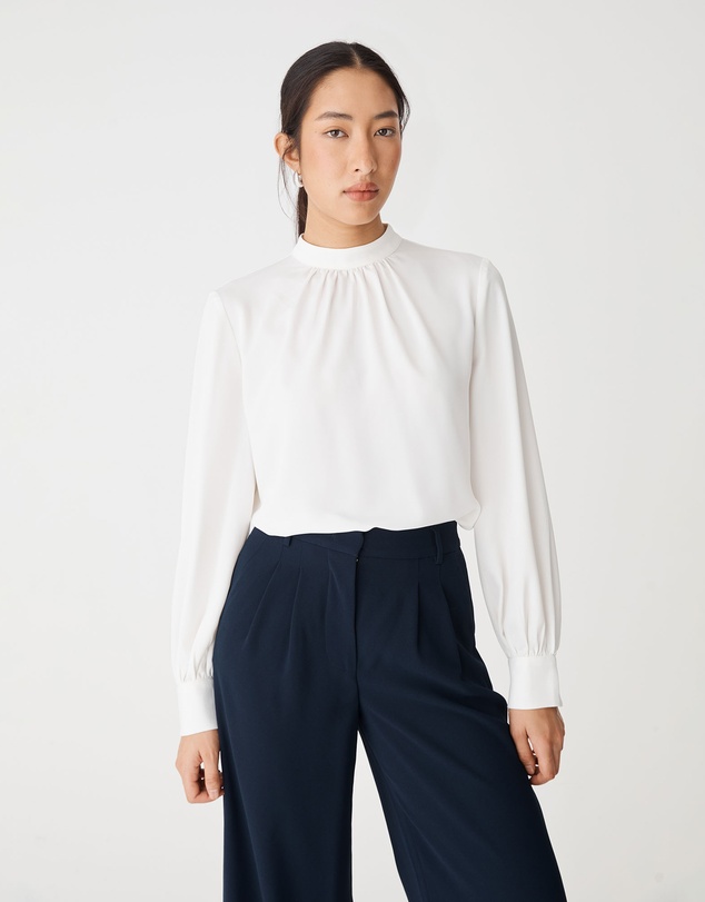 Forcast - Celene Gathered Neck Top