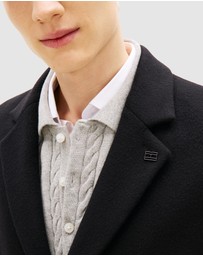 Tommy Hilfiger - Smart Casual Wool Blend Single Breasted Coat