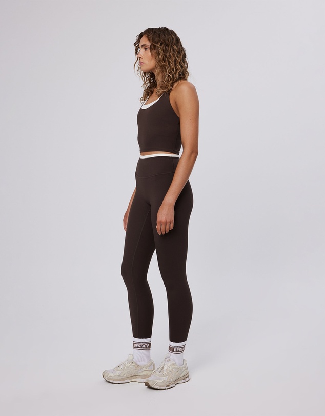 Upstate - Air Sculpt Contrast 7/8 Tight - Espresso