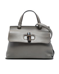 Pre-Loved by Azura Reborn - Pre-Loved Small Leather Bamboo Daily Satchel