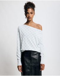 Lover - Ramona Stud Asymmetrical Jumper