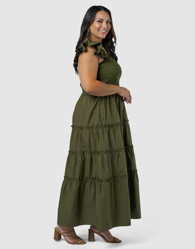 Sunday In The City - Electric Avenue Midi Dress