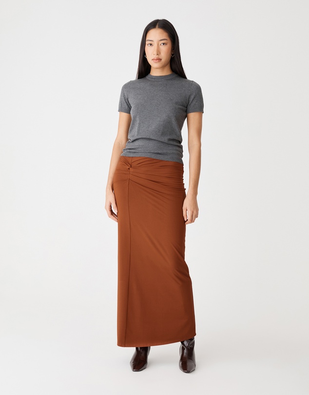 Forcast - Dasha Ruched Bamboo Skirt