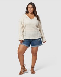 The Poetic Gypsy - Paros Textured Blouse