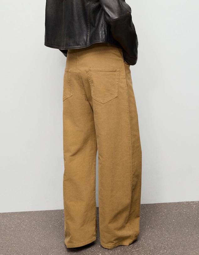 M.N.G - Wide-Leg Low-Rise Corduroy Jeans
