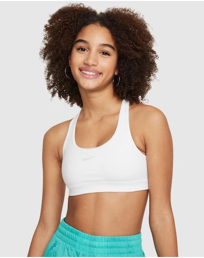 Nike - Dri-FIT Swoosh Sports Bra - Teens