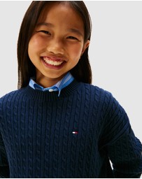 Tommy Hilfiger - Relaxed Cable Knit Jumper - Teens