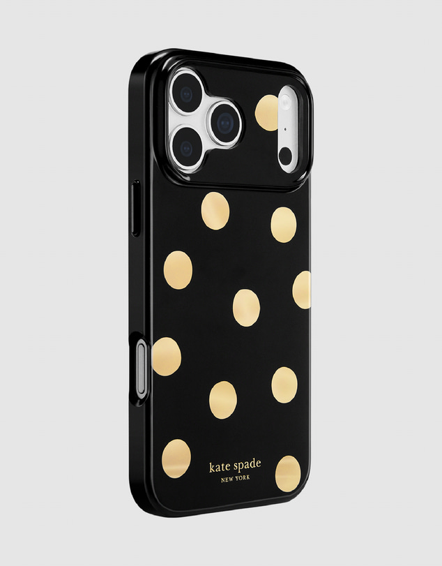 Kate Spade - Kate Spade Metallic Classic Dot MagSafe Case for iPhone 18 Pro / 17 Pro