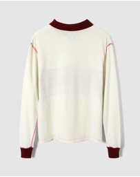 Damson Madder - Olina Placement Stripe Rugby