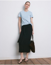 M.N.G - Short-Sleeved Cotton T-Shirt