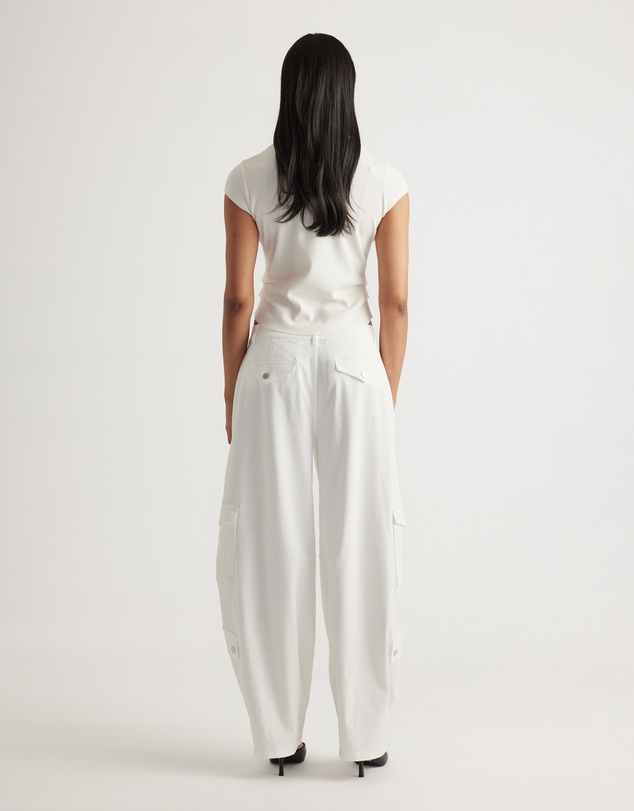 Decjuba - Lily Pleat Detail Knit Tee