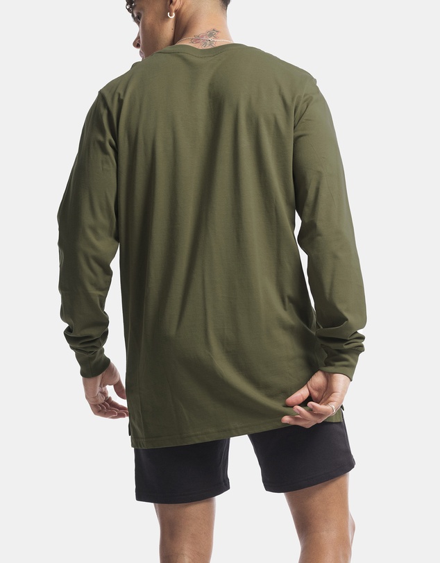 Vacancy Co - Palm Embroidery Long Sleeve Tee