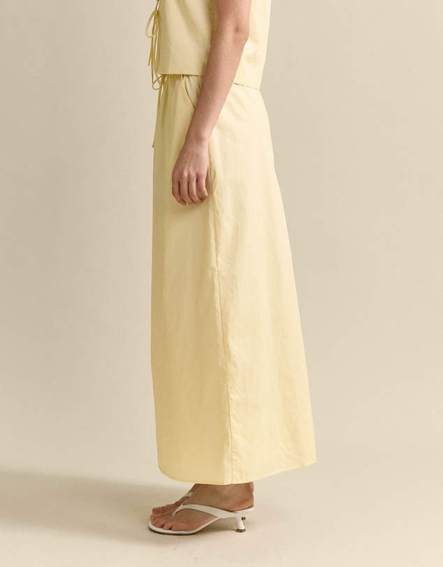 MVN - Drawstring Maxi Skirt