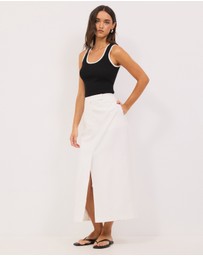 Calli - Joshua Split Midi Skirt