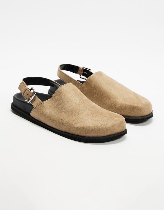 Dazie - Lucy Suede Buckle Mules