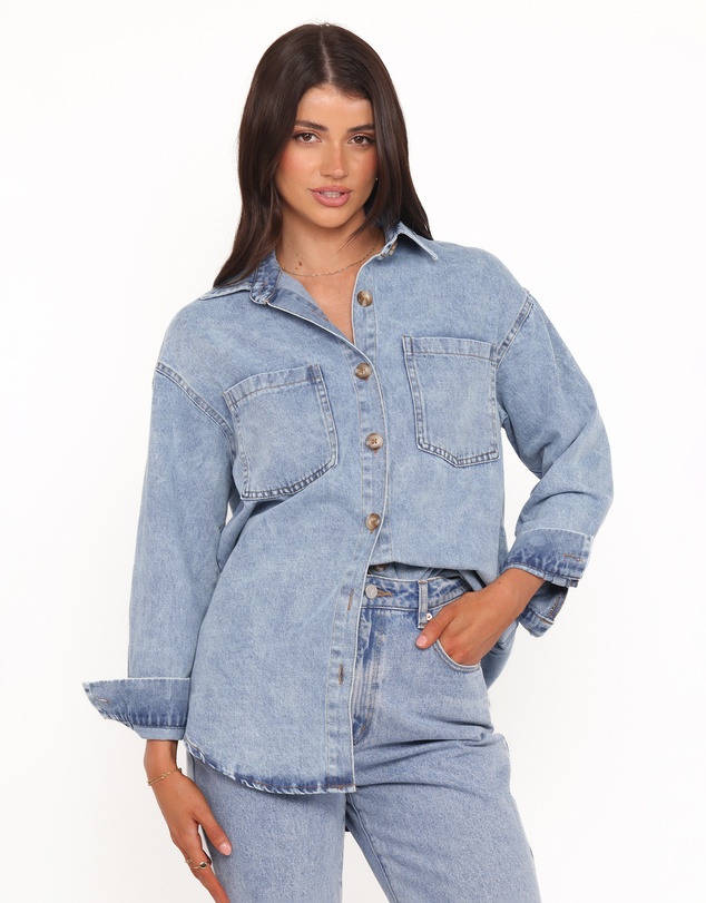 Petal & Pup - Anicia Denim Shirt - Light
