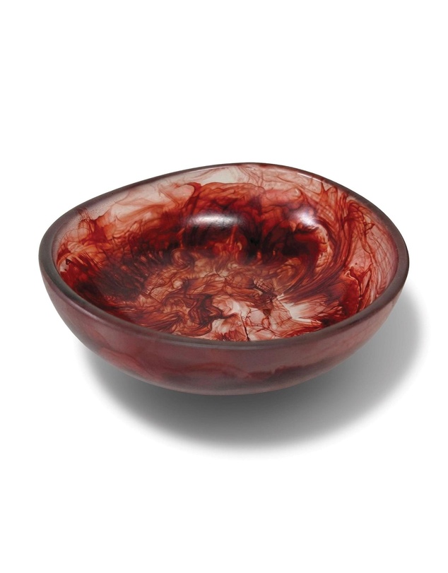 Urban Attitude - Urban Attitude RAQS Salad Bowl Height: 11.5cm, Width: 29.5cm, Length: 31cm - Berry Red