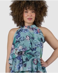 Pink Dusk by Curve Project - Raptures Kiss Dress
