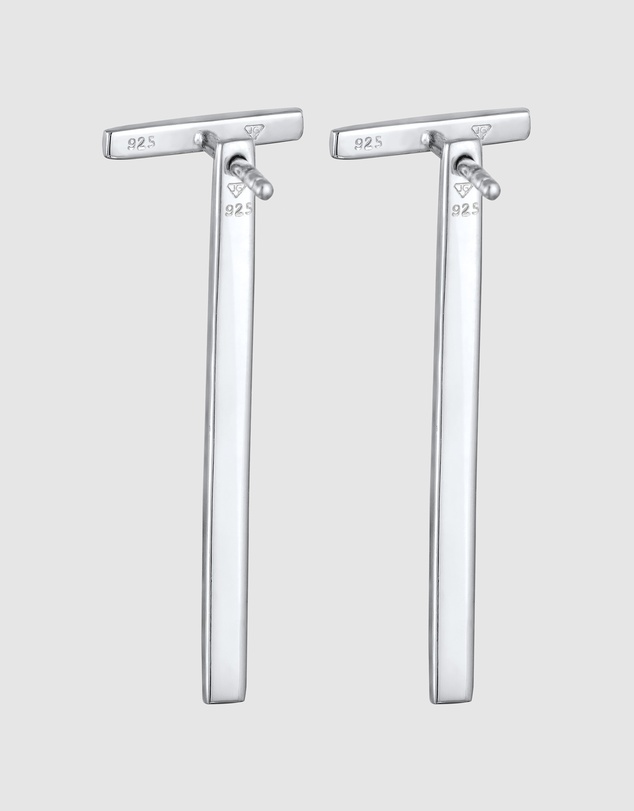 Elli Jewelry - Rod Stud Earrings in 925 Silver