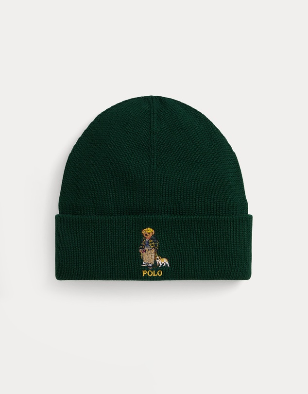 Polo Ralph Lauren - Polo Bear Cotton Beanie - ICONIC EXCLUSIVE - Teens