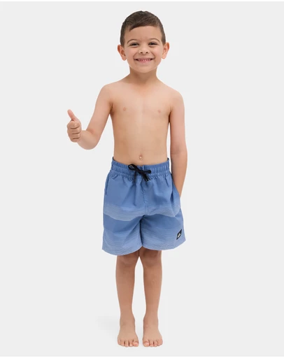 Quiksilver - Boys 2 to 7 Everyday Stripe Volley Shorts