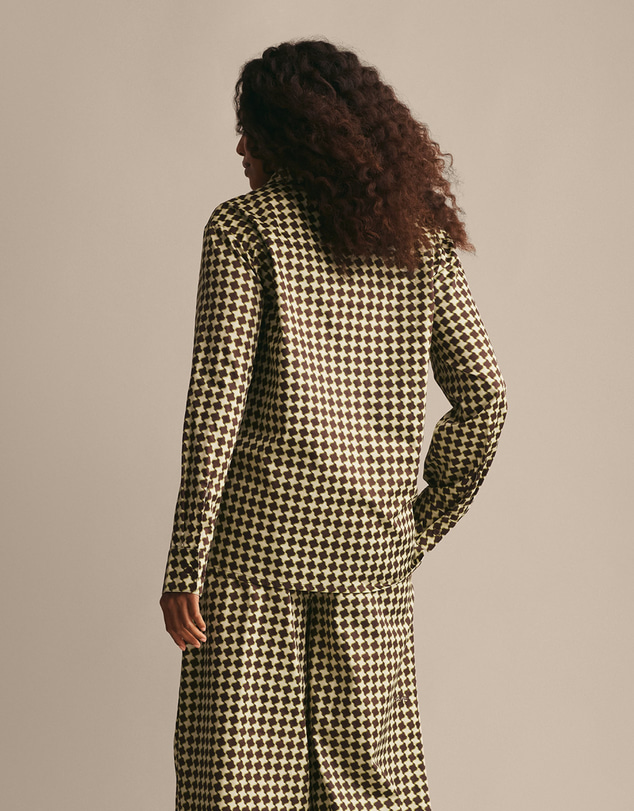 Resting - Soft Woven Cotton Jules Long Sleeve Shirt
