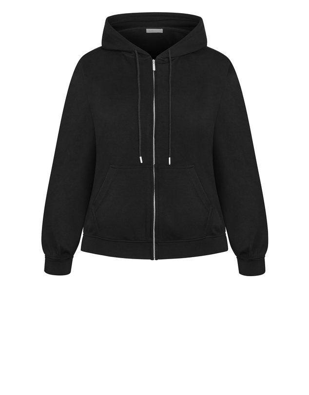 City Chic - Mae Zip Hoodie