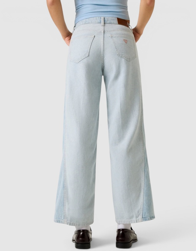 GUESS Jeans - GUESS JEANS G11 High-Rise Wide Leg Twisted Jeans