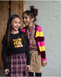 Quapi - Kella Stripe Cardigan - Kids-Teens