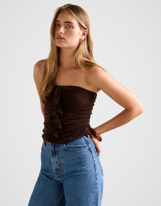 Forever New - Emira Ruffle Bandeau Top